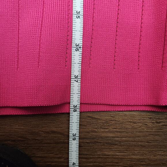 KATE‎ HEWKO Cut Out Bodycon Dress S Pink Bandage Y2K Cocktail Wedding Party Chic - Picture 8 of 8